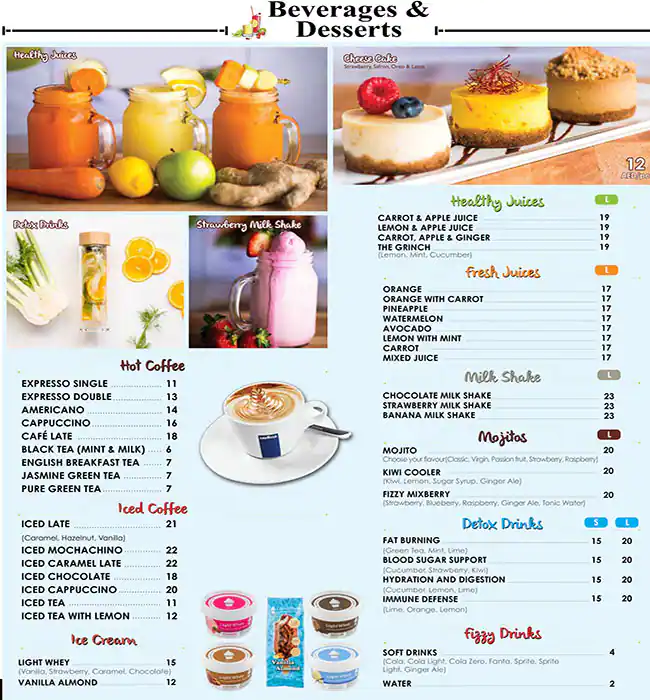 Fresh & Light Menu, Menu for Fresh & Light, Khalifa City, Abu Dhabi 