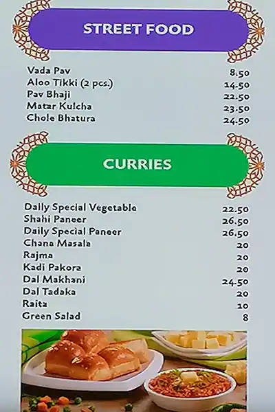 Bikanervala Menu, Menu for Bikanervala, Al Maryah Island, Abu Dhabi 