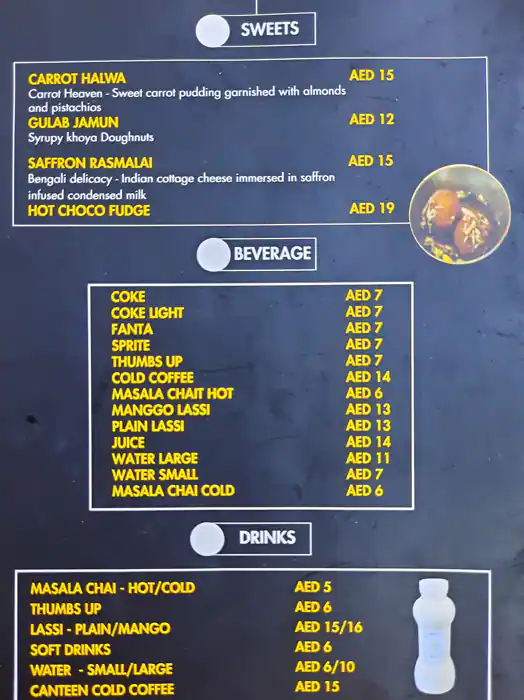 Bombay Canteen Menu, Menu for Bombay Canteen, Al Maryah Island, Abu Dhabi 