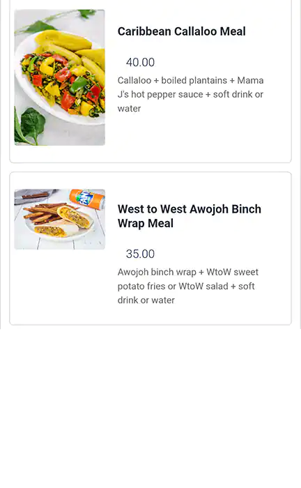 West To West Kitchen Menu, Menu for West To West Kitchen, Najda, Abu Dhabi 