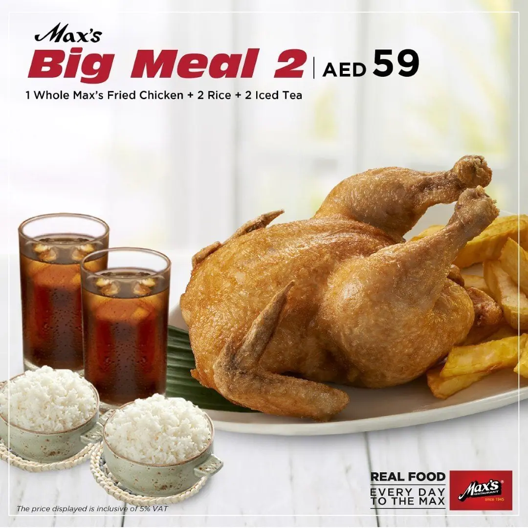 Max's Restaurant Menu, Menu for Max's Restaurant, Al Nahda, Sharjah 