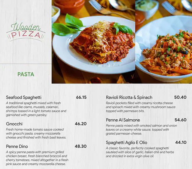 Wooden Pizza Menu, Menu for Wooden Pizza, Al Nahyan, Abu Dhabi 