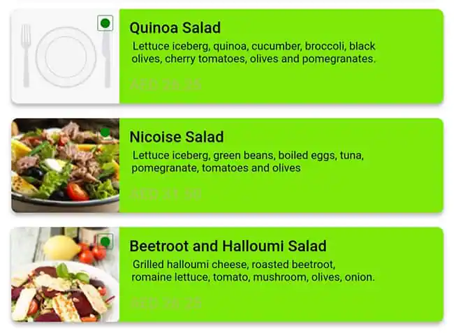 Healthy Life Restaurant Menu, Menu for Healthy Life Restaurant, Al Maqtaa, Abu Dhabi 