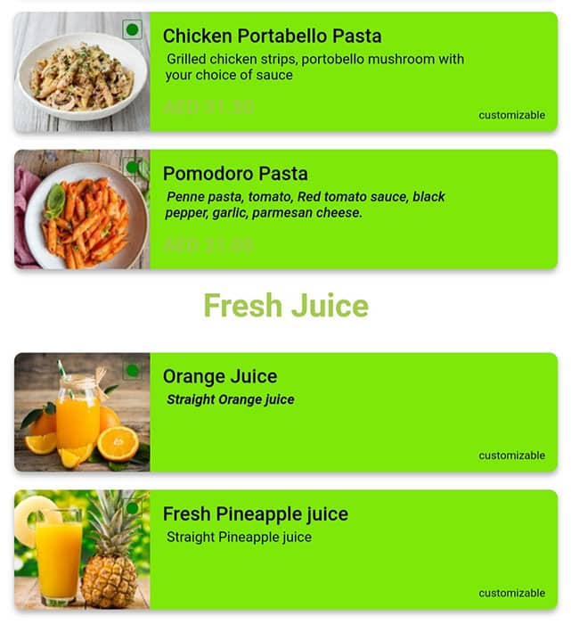 Healthy Life Restaurant Menu, Menu for Healthy Life Restaurant, Al Maqtaa, Abu Dhabi 