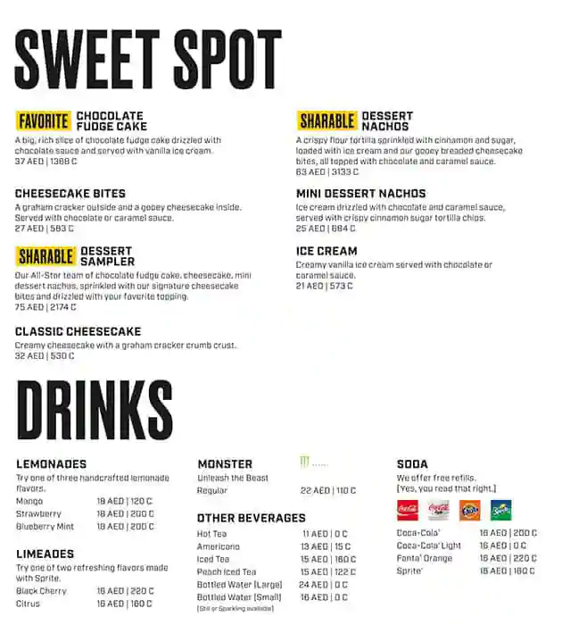 Buffalo Wild Wings Menu, Menu for Buffalo Wild Wings, University City, Sharjah 