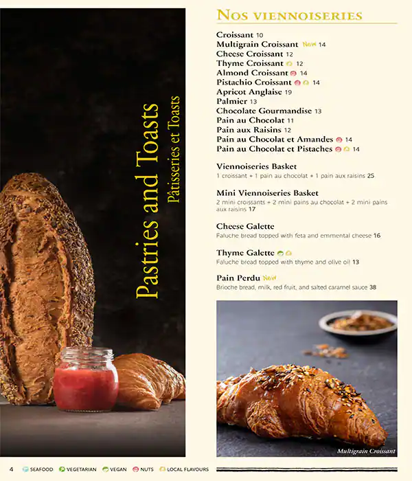 PAUL Bakery & Restaurant - مطعم ومخبز بول Menu 