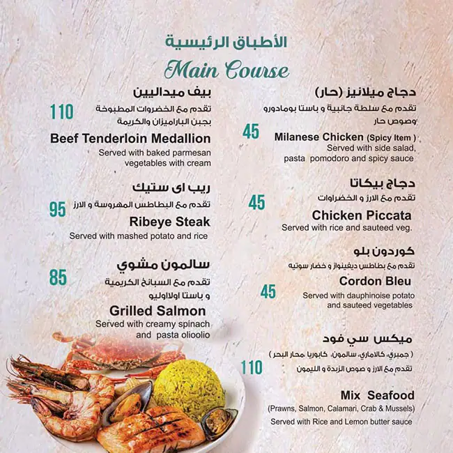 Panucci Restaurant And Cafe Menu 