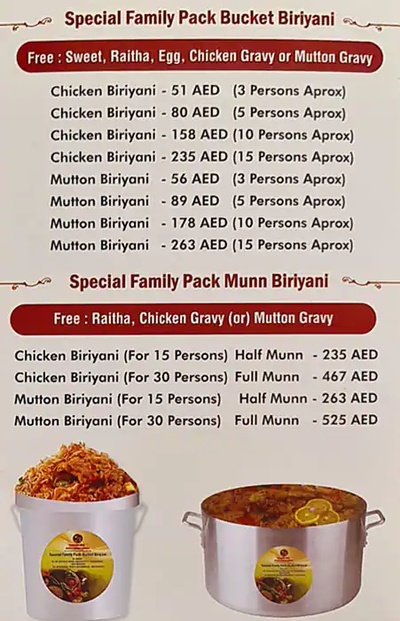 Karaikudi Chettinad Mess Menu, Menu for Karaikudi Chettinad Mess, Al Nahda, Sharjah 