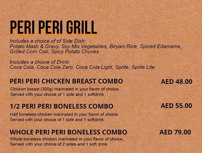 Bok Bok Grilled Chicken Menu, Menu for Bok Bok Grilled Chicken, Al Reem Island, Abu Dhabi 