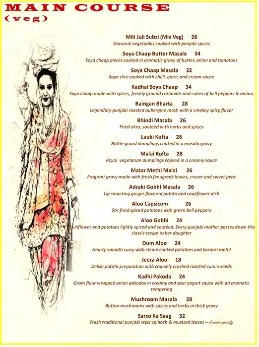 Punjab Highway Restaurant Menu 