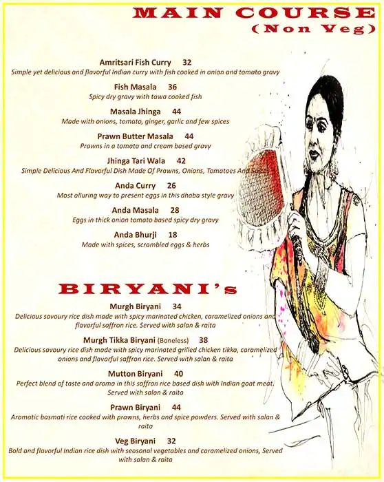 Punjab Highway Restaurant Menu 