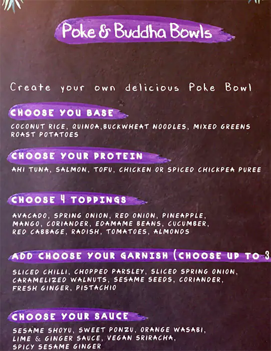 Projeto Acai Menu, Menu for Projeto Acai, Tourist Club Area (Al Zahiyah), Abu Dhabi 