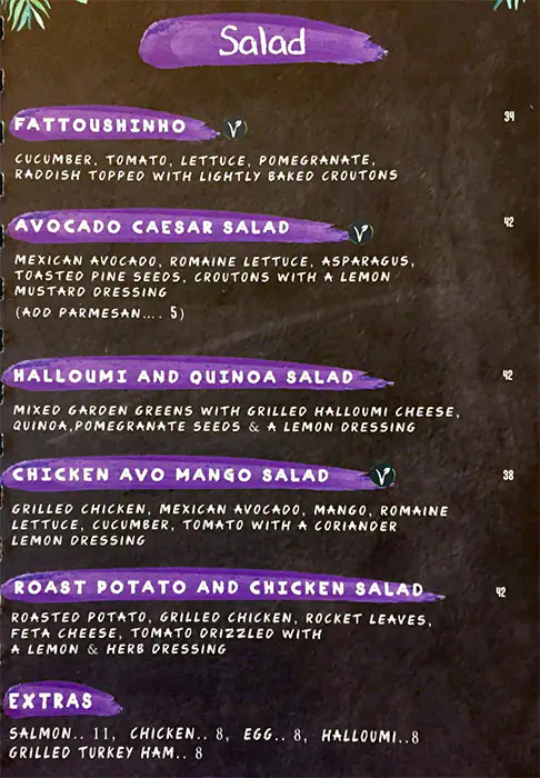 Projeto Acai Menu, Menu for Projeto Acai, Tourist Club Area (Al Zahiyah), Abu Dhabi 