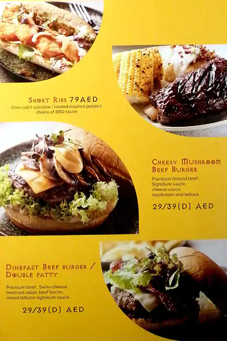 DineFast Restaurant Menu, Menu for DineFast Restaurant, Mussafah Sanaiya, Abu Dhabi 