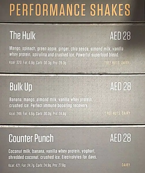 Fuel-Up by Kcal Menu, Menu for Fuel-Up by Kcal, Al Nahyan, Abu Dhabi 