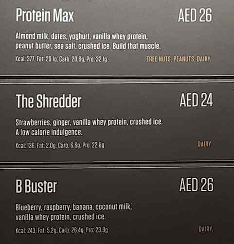 Fuel-Up by Kcal Menu, Menu for Fuel-Up by Kcal, Khalifa Park Area, Abu Dhabi 