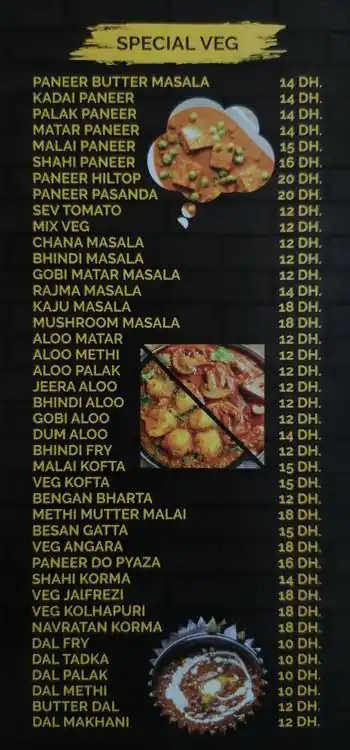 Apnaa Zaika Restaurant Menu, Menu for Apnaa Zaika Restaurant, Al Markaziya, Abu Dhabi 