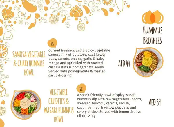 Hummus Brothers Menu, Menu for Hummus Brothers, Al Tallah, Ajman 