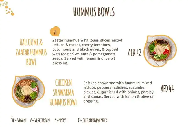 Hummus Brothers Menu, Menu for Hummus Brothers, Al Tallah, Ajman 