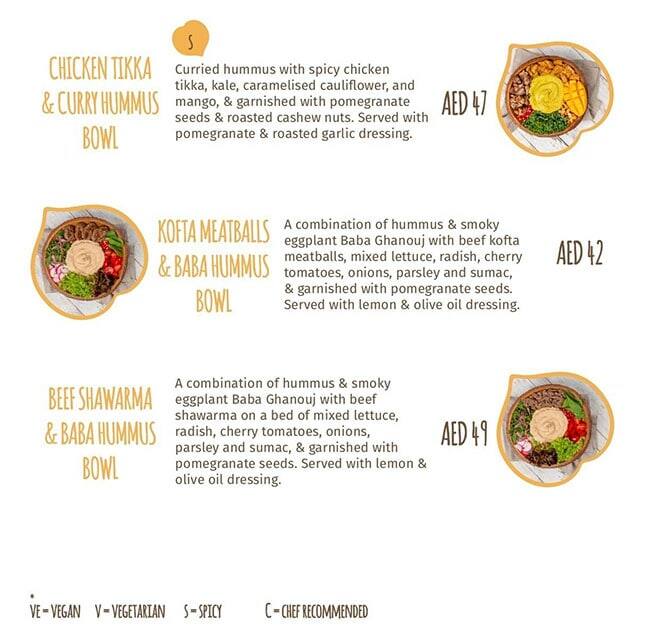 Hummus Brothers Menu, Menu for Hummus Brothers, Al Tallah, Ajman 