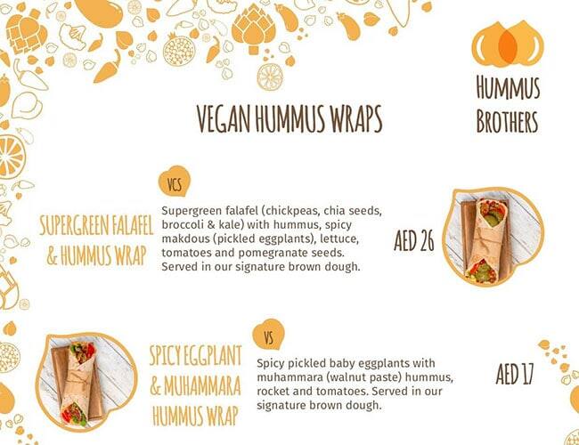 Hummus Brothers Menu, Menu for Hummus Brothers, Al Tallah, Ajman 