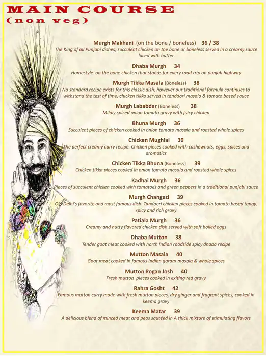 National Highway One Restaurant Menu 