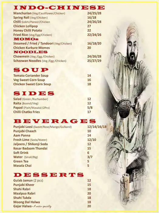 National Highway One Restaurant Menu 