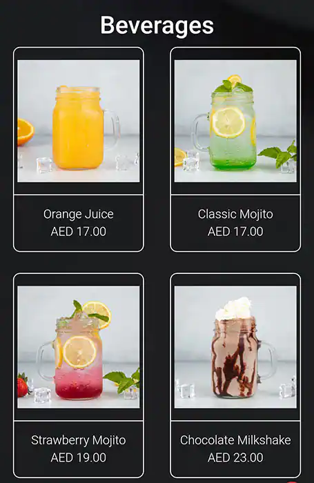 New York Slice Menu, Menu for New York Slice, Al Wahda, Abu Dhabi 