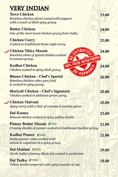 Chicken Street Menu, Menu for Chicken Street, Al Nahda, Sharjah 