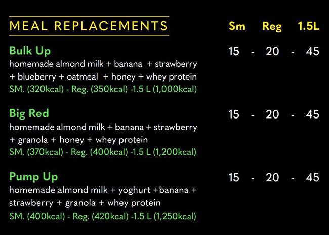 Healthy Juicery Menu, Menu for Healthy Juicery, Al Khalidiya, Abu Dhabi 