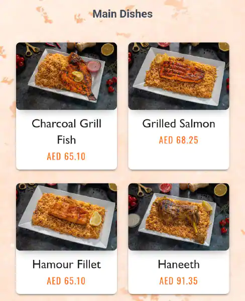 Mandi Box Menu, Menu for Mandi Box, Khalifa City, Abu Dhabi 