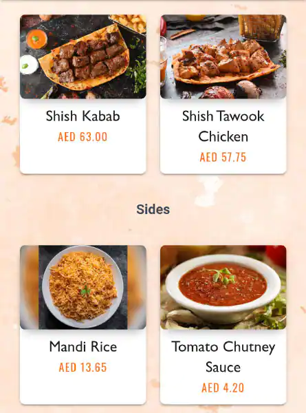 Mandi Box Menu, Menu for Mandi Box, Khalifa City, Abu Dhabi 