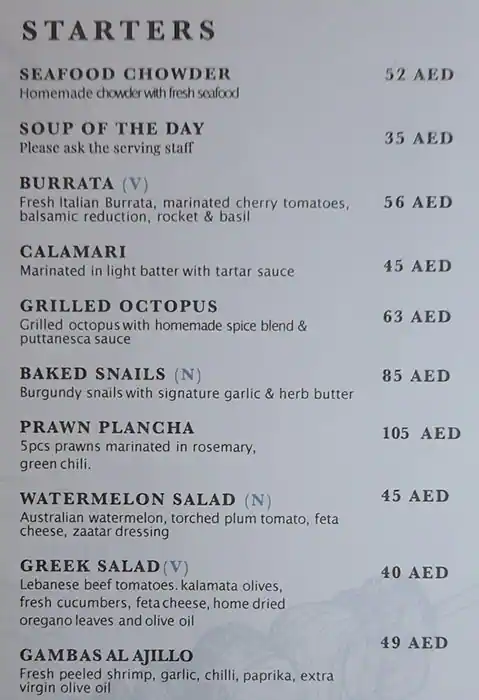 Weekend BBQ Menu, Menu for Weekend BBQ, Al Mushrif, Abu Dhabi 