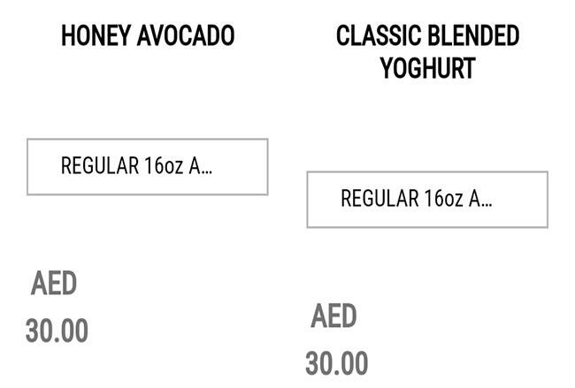 Juice Pump Menu, Menu for Juice Pump, Al Nahyan, Abu Dhabi 