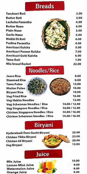 Extra Spicy Restaurant  Menu, Menu for Extra Spicy Restaurant , Mussafah Shabiya, Abu Dhabi 