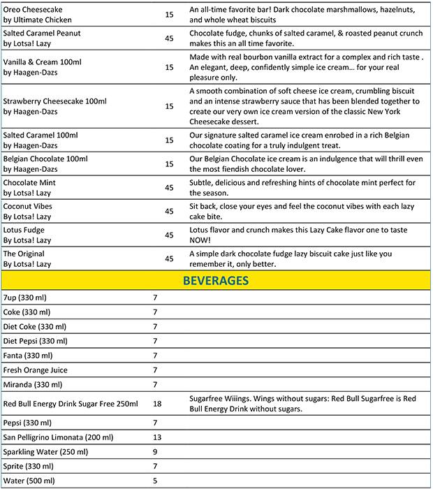 Mix N Match 'N' More Menu, Menu for Mix N Match 'N' More, Al Nahyan, Abu Dhabi 