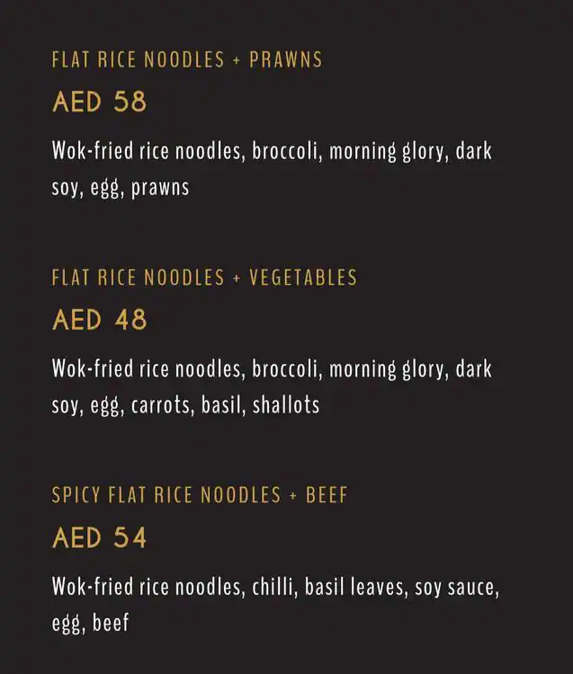 Smoking Doll Menu, Menu for Smoking Doll, Al Raha, Abu Dhabi 