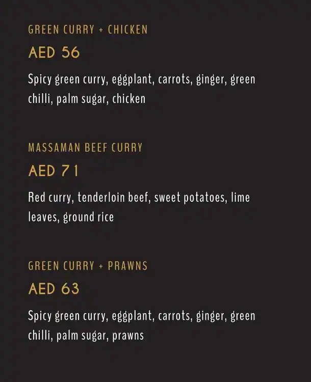 Smoking Doll Menu, Menu for Smoking Doll, Al Raha, Abu Dhabi 