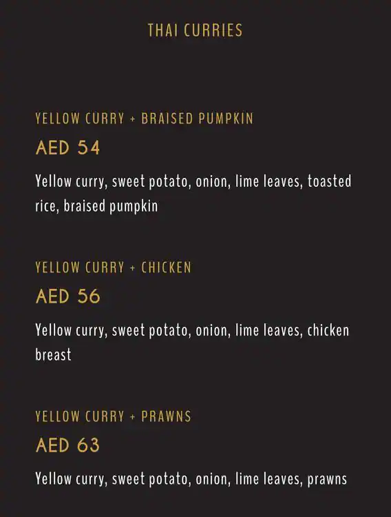 Smoking Doll Menu, Menu for Smoking Doll, Al Raha, Abu Dhabi 