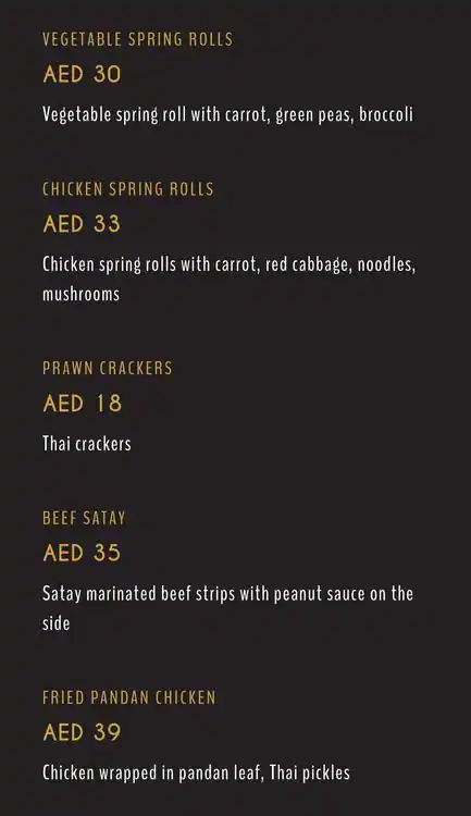 Smoking Doll Menu, Menu for Smoking Doll, Al Raha, Abu Dhabi 