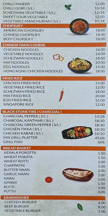 Pumpkin Restaurant  Menu, Menu for Pumpkin Restaurant , Al Ghuwair, Sharjah 