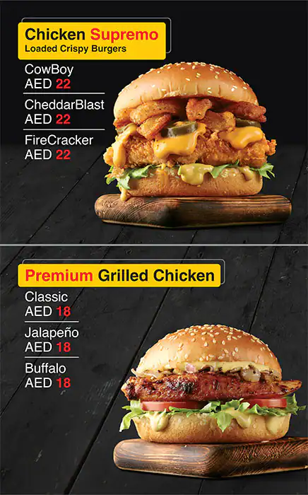 One Potato Two Potato Menu, Menu for One Potato Two Potato, Al Nahyan, Abu Dhabi 