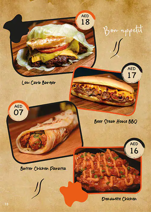 Midtown Buzz Restaurant Menu, Menu for Midtown Buzz Restaurant, Al Hamidiya, Ajman 