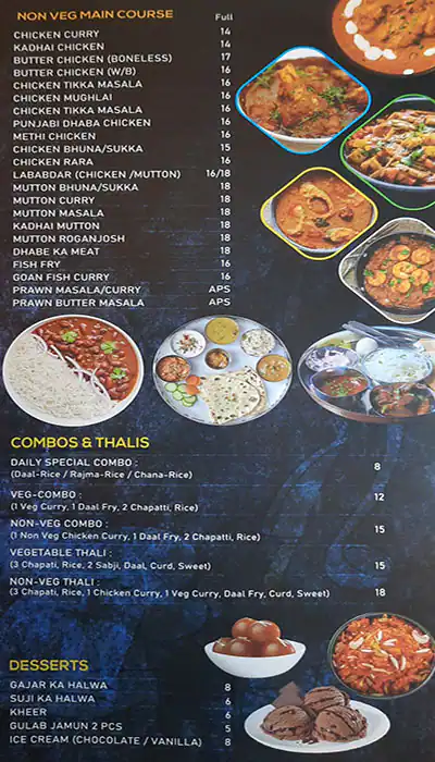 Apna Khana Restaurant  Menu, Menu for Apna Khana Restaurant , Al Markaziya, Abu Dhabi 