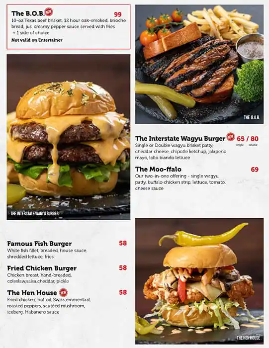 Famous Dave's Barbecue Menu, Menu for Famous Dave's Barbecue, Khalifa City, Abu Dhabi 