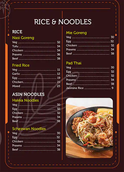 Nom Nom Asia Menu, Menu for Nom Nom Asia, Al Nud, Sharjah 