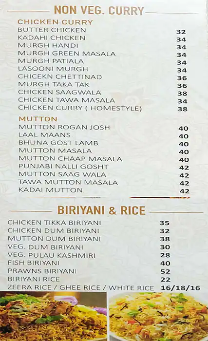 Singh Brothers Menu, Menu for Singh Brothers, Al Khalidiya, Abu Dhabi 