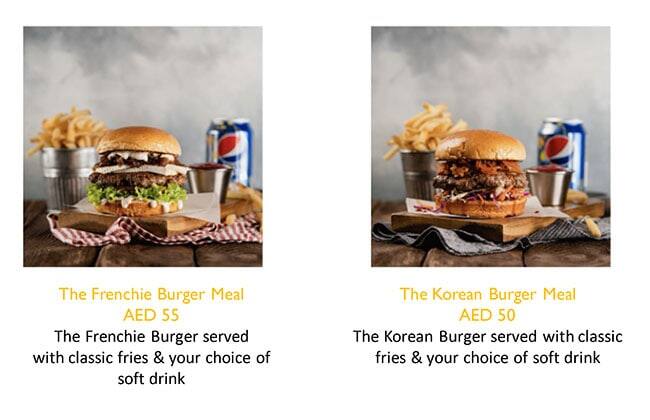 The Burger Fix Menu, Menu for The Burger Fix, Tourist Club Area (Al Zahiyah), Abu Dhabi 