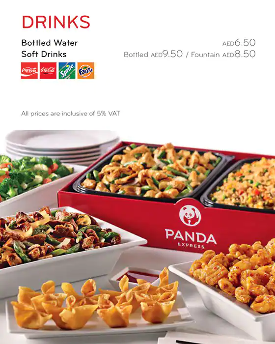 Panda Express Menu, Menu for Panda Express, Al Nahyan, Abu Dhabi 