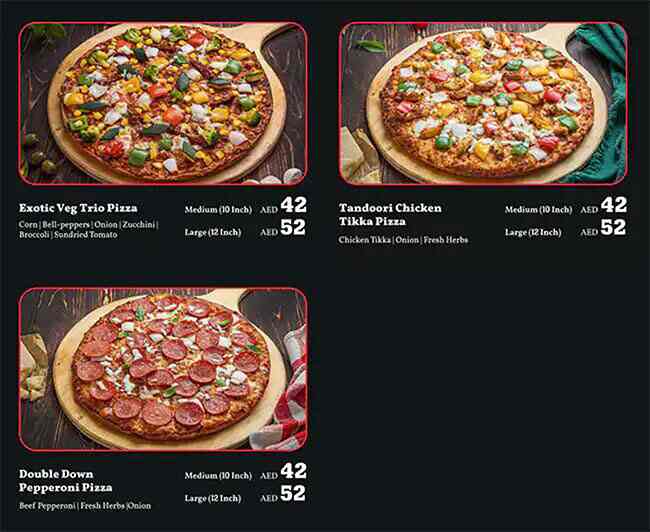 Ovenstory Pizza - بيتزا أوفن ستوري Menu 